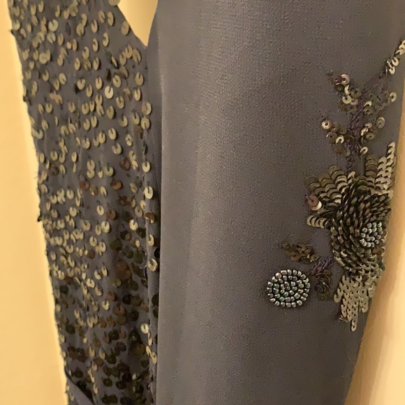 French Connection Blue Sequin Dress - Picture 16 of 16